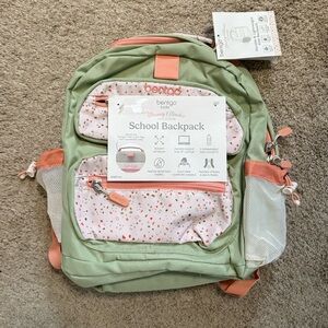 Bentgo Kids Backpack - Mint Green and Coral